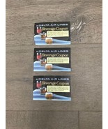 3 Vintage Collectible Delta Airlines Drink Coupons with the Old Livery f... - $20.44 CAD