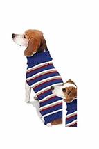 Max &amp; Maggie Essential Navy Stripe Dog Sweater Red Grey Blue Striped (XSmall) - £8.98 GBP+