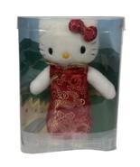 Vtg Hello Kitty Stuffed Plush Doll Red Chinese Dress Cosplay RARE 2004 6.5&quot; - $247.49