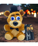 Freddy Fazbear 7’’ Freddy Five Nights at Freddy&#39;s Brown Bear Plush 2018 - £15.14 GBP