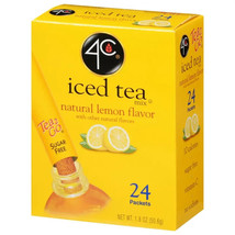 4C TEA2GO ICED TEA LEMONADE MIX SUGAR FREE 24-CT SAME-DAY SHIP - £7.13 GBP