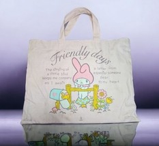 Vintage Sanrio 1976 My Melody My Melody Friendly Days Tote Bag Pink Canv... - €129,08 EUR