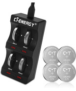 Lithium Ion 2450 Battery Charger for Coin Cell Rechargeable Batteries - $16.95