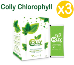3X Colly Chlorophyll plus Detox High Fiber Weight Loss Slimming Shape - £68.95 GBP