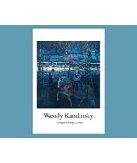 Couple Riding Wassily Kandinsky Wall Art Poster Print 13 x 19 in  - £18.83 GBP