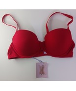 NWT Savage Fenty Red Push-Up Demi Bra Women&#39;s Size 34D - $365.18 MXN