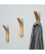 OAK Wood Wall Hook, Wall Hanger, Wood Peg Hook, Hat Rack,Towel Hook(set ... - $19.20 CAD