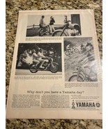 1968 Yamaha Dirt Bike Motorcycle Bike Ad Yamaha Ad Vintage - £4.44 GBP