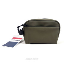 DUCHAMP LONDON Men’s DOPP Kit Toiletries Case Olive Green Travel Bag 9x6... - $29.60