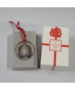 CHRISTOFLE 1987 Silverplate Christmas Tree Ornament Noel 3D 2 1/2&quot; - £35.60 GBP