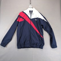 Reebok Full Zip Windbreaker Track Jacket Men&#39;s XL Colorblock Mock Neck A... - €17,26 EUR