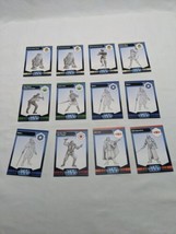 Lot Of (12) Star Wars Miniatures Game Jedi Academy Cards - £28.01 GBP