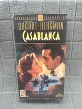 Casablanca VHS 50th Anniversary with Booklet 1992 Ingrid Bergman Humphre... - £4.85 GBP