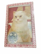 Set of 24 SEALED NIP Lynn Hollyn Vintage 1982 Country Cat Christmas Postcards - £12.65 GBP
