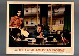 The Great American PASTIME-1956-LOBBY CARD-COMEDY-SPORT-TOM Ewell Vf - £19.86 GBP