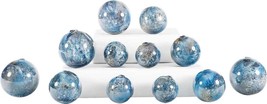 Sculpture Spheres Tibetan Sky Blue Set 12 - $309.00