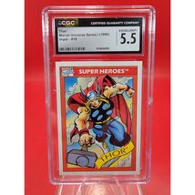 1990 Impel Marvel Universe #18 THOR CGC 5.5 - $17.97