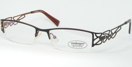 Von Bogen Vb 513 Col.D Matt Mocha Brown Eyeglasses Glasses Von Bogen 52-18-135mm - $98.98