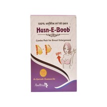 Husn-E-Boob Combo Pack Of 30 Capsules,Cream 30ml For Breast Toning &amp; Enlargement - £38.19 GBP