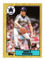 1987 Topps #19 Matt Young Seattle Mariners - £3.93 GBP