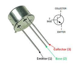 2N1711, NPN Transistor, Vceo=50 V, Ic=500 mA, Pd=800 mW in a TO-39 package, - $19.99