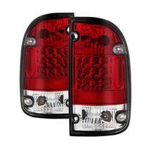 Spyder Auto for 95-00 Toyota Tacoma Red Clear LED Tail Lights Set 5008022 - £228.84 GBP