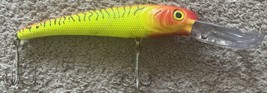 MANN&#39;S MAGNUM S-30+ Stretch FISHING LURE DEEP DIVING 8&quot; body Red Neon - £15.66 GBP
