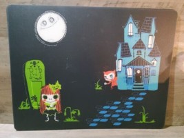 Monster Madness 2009 Halloween HTF Rare Placemats Set 4 Wipe Off 14x18 T... - £25.83 GBP