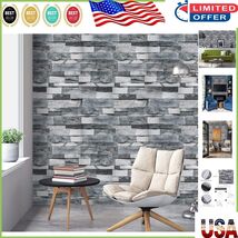 Removable Faux Stone Brick Wallpaper - 24.27 Sq.Ft for Effortless Home S... - $31.76 CAD