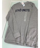 Vintage Ecko Unltd Men Thermal Waffle Knit Shirt XL Dead Stock Y2K Skate... - $29.67