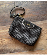 EUC COACH Black Clutch Wristlet Handbag Purse - €16,84 EUR
