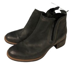 KORK-EASE KORKS Women&#39;s Black/charcoal  Leather Chelsea Boot Size 7 - £39.51 GBP