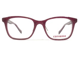 Converse Kids K402 BURGUNDY Eyeglasses Frames Purple Gold Glitter 47-17-130 - $37.19