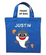 Baby Shark Trick or Treat Bag, Personalized Baby Shark Halloween Loot Bag - £9.73 GBP+