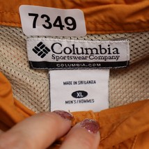 Columbia Sportswear Shirt XL Orange Long Sleeve Fishing Outdoor Casual Mens - £20.34 GBP