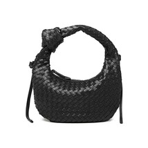 2022 Fashion Handmade Woven Handbag  Woven Leather Printed Shoulder Bag Lady Cro - £47.45 GBP