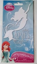 Ariel The Little Mermaid Disney Princess White Silhouette Decal Sticker - £4.68 GBP
