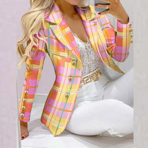 Elegant Long Sleeve Single-Breasted Suit/ Casual Solid High-Waist Pencil... - $1,636.18 MXN