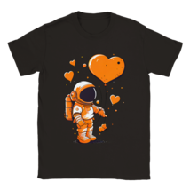 Astronaut t shirt space lovers tee shirt heart balloon t-shirt valentine - £21.57 GBP+
