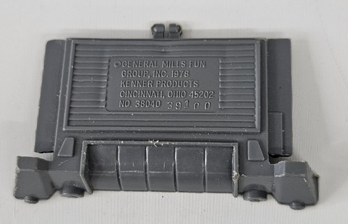 Vintage 1978 Star Wars Darth Vader&#39;s TIE Fighter Battery Cover Dark Gray - $21.73