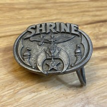 Vintage 1986 CJ Inc Shrine Shriners Belt Buckle KG JD - £15.53 GBP