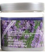 1 Dead Sea Lavender Dead Sea Salt Nurturing Scrub Exfoliates 23.28oz Jars - $27.42 CAD