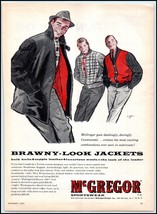 1950s McGregor Men&#39;s Sportswear PRINT AD &quot;Brawny-Look Jackets&quot; BX3 - €6,53 EUR