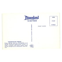 Vintage Postcard Tomorrowland Terrace Disneyland Anaheim California Magic Walt - £12.70 GBP