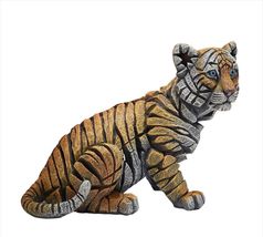 Tiger Cub Sculpture by Edge Sculpture Stunning Piece 9.5" Long Baby Wild Animal image 3