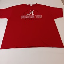 Hanes University of Alabama Crimson Tide Men&#39;s Red T-Shirt Short Sleeve ... - £11.00 GBP