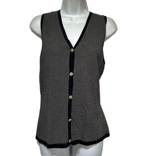 callaway golf italy chiana button up knit vest Size S - $34.64