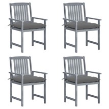  Patio Chair Set of 4 Gray with a gray wash finish - $8,650.74 MXN