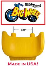 Yellow SADDLEBACK SEAT for The Original Big Wheel w/ 6.25" Spacing Made ... - $43.81