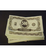 Lot of 27 Milton Bradley Original &quot;Operation&quot; Replacement $500 Paper Money - £5.26 GBP